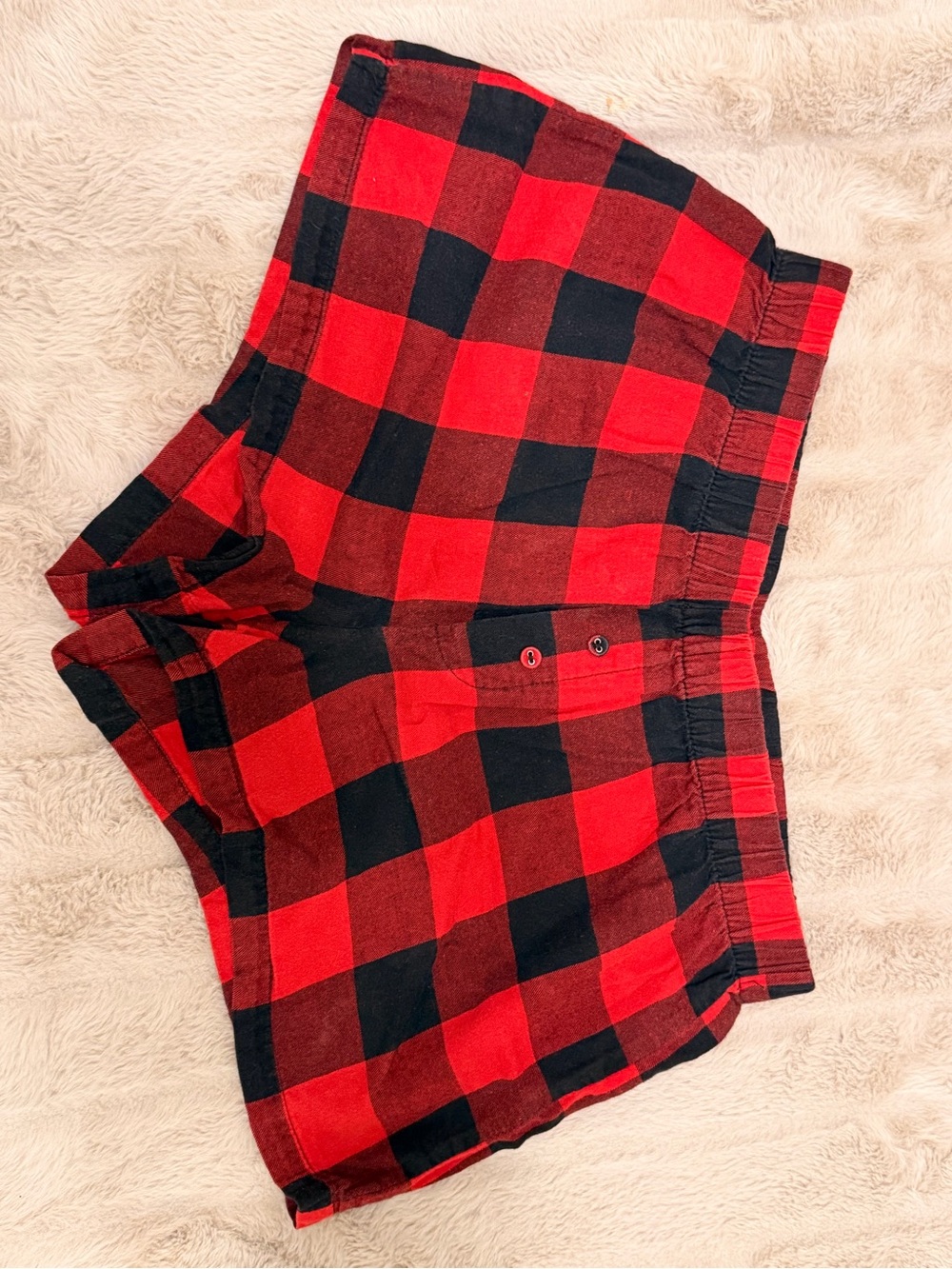 Target Red and Black Buffalo Plaid Women's Shorts